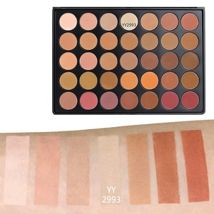 Diy 25 Color Eyeshadow NEW Wholesale <strong>No</strong> <strong>logo</strong> Shimmering and Matte Color Glitter Makeup Eyeshadow Palette - Product Image 4