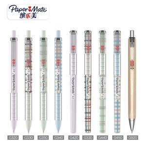 Bolígrafo Neutral <span class=keywords><strong>Paper</strong></span> <span class=keywords><strong>Mate</strong></span> de 0.5 mm, Diseño a Cuadros de Alta Gama, Mecanismo de Empuje, Bolígrafo para Firmas de Estudiantes, Juego de 12 Piezas, Recarga de Tinta Negra - Product Image 4