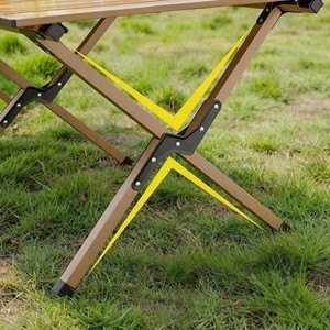 Direktverkauf ab Werk Moderner Outdoor-Klapptisch Verstärkt Leichtgewichtig Langlebig Tragbarer Rolltisch für Garten und Terrasse - Product Image 3
