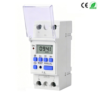 Nuevo Tipo de Interruptor de Tiempo Digital Programable Semanal de 7 Días para Riel DIN, 2 Cables, Control de Relé Temporizador, CA 220V 230V 12V 24V 48V 16A