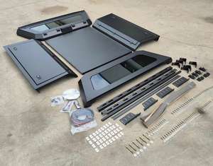 Bâche rigide pliable en 4 sections, étanche, de 4' 6 ", pour Maverick Pickup 2012+, Ford Ranger & <span class=keywords><strong>Silverado</strong></span> 1500 Wildtrak - Product Image 5