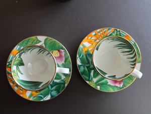Services de table en porcelaine de luxe exquis, thème forêt tropicale, pour la décoration de la maison, cadeaux, vente chaude, coffret cadeau en céramique exquis - Product Image 5