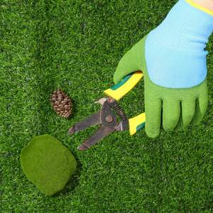 Children's Garden <strong>Gloves</strong> OEM Logo Latex <strong>Rubber</strong> Coated Breathable Thorn Proof Anti-Abrasion Work <strong>Gloves</strong> for <strong>Kids</strong> Gardening - Product Image 4