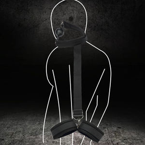 SM geri kelepçe kısıtlama BDSM seks oyuncak seti ağız Slave Slave oyna <span class=keywords><strong>Sextoy</strong></span> yetişkin çift kadın 18 + esaret kiti Set seks ürün dükkanı - Product Image 6