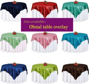 Polyester Woven Fabric Navy Blue Wrinkle Free Durable Elegant Waterproof Customizable Machine Washable Various Colors Tablecloth - Product Image 4