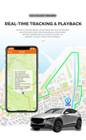 Mini Rastreador GPS OBD 4G, Plug & Play, Resistente al Agua, Compatible con GLONASS y Beidou, Aplicación para Android e iOS, con 1 Año de Garantía