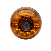 Flexibler DIN-Stangenmontage 12-24V LED-Rundumleuchte ECE R65 Klasse 1 UKCA-Zertifiziert Gelbe Notfall-Blitzleuchte für Traktoren