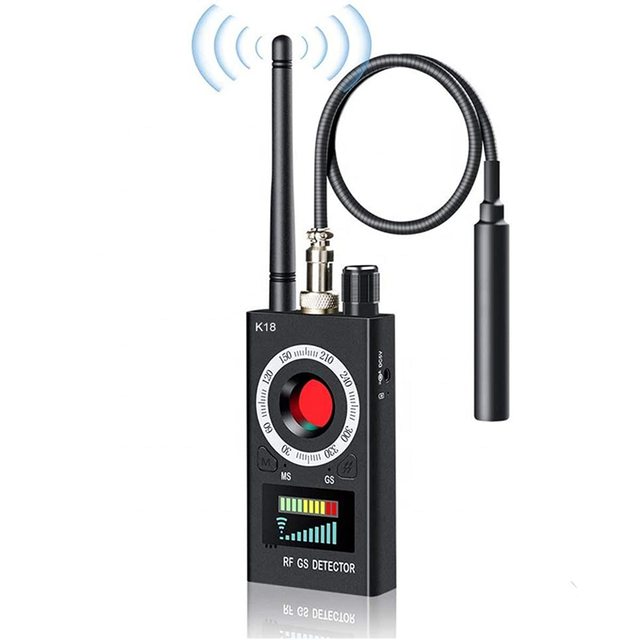 K18 Wholesale Camera Finder Anti Camera Rf Scanner Anti-spy Bug Detector Upgrade Rf Signal Detector Spy Camera Detector