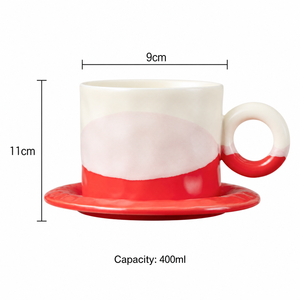 Taza <span class=keywords><strong>de</strong></span> Café <span class=keywords><strong>de</strong></span> Cerámica Personalizada con Logotipo MSH, Venta al por Mayor <span class=keywords><strong>de</strong></span> Piezas Individuales, Etiqueta Blanca, para Artículos Promocionales Corporativos y Horeca - Product Image 3
