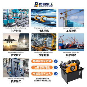 Ensemble complet de station hydraulique, pompe hydraulique à solénoïde pour machine de poinçonnage horizontale et de moulage par injection, électrique et refroidie par air - Product Image 5