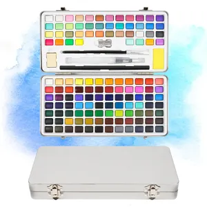 Não tóxico Tintas de Cor de Água Grande Valor Pintura Art Supplies para Adultos Crianças Artistas Iniciantes Aquarela Paint Set