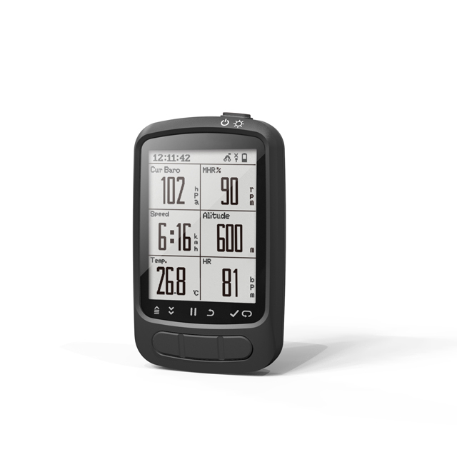 Chileaf Digital Bicycle Speed Meter & Cycling Computer Customizable Display Pages for Road Bikes-Model CL600 Includes Packaging
