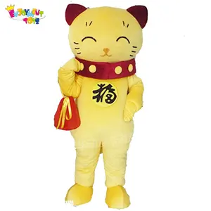 Удовольствие CE счастливый кот костюм Взрослый Манеки Neko костюм талисмана для продажи