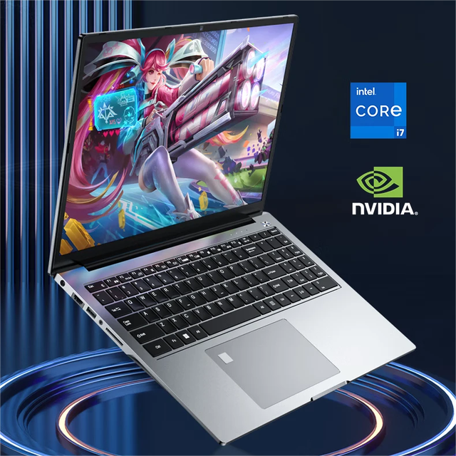 FHD 16:10 I7 12-13th Gen 1260P 1360P 16 Inch Gaming Laptop I7 1255u With Nvidia Mx550 4g Graphic Card With 32GB RAM