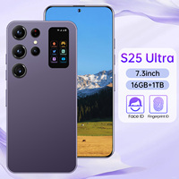Teléfono Móvil Inteligente S25 Ultra 16+1TB con Pantalla Grande de 7.3 Pulgadas, 5G Global, Android 14