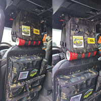 Sac de tête de lit tactique externe X-7 TACTIFLEX pour voiture, modèle 053, avec fermeture éclair, capacité 20-36L en polyester