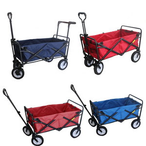 Chariot pliant portable chariot à main poignée plage camping remorque pliable <span class=keywords><strong>wagons</strong></span> chariot - Product Image 4