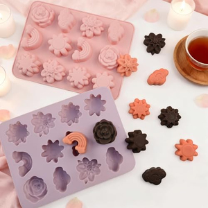 Moldes de Silicona Personalizables para Hornear, con Formas de Flores, Arcoíris y Estrellas, Antiadherentes, Libres de BPA, con Certificación LFGB Platinum - Product Image 5