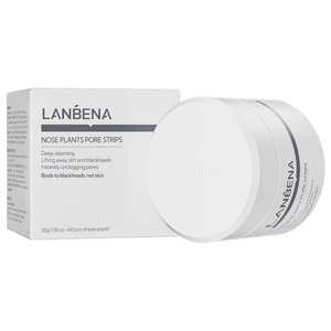 Mascarilla Removedora de Puntos Negros Lanbena, Tiras Exfoliantes para la Nariz, Limpiador de Poros, Cuidado de la Piel para Todo Tipo de Piel - Product Image 1