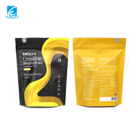 Emballage personnalisé imprimé pour poudre de protéines, créatine et collagène, en vrac, métallisé, qualité alimentaire, pour sachet stand-up