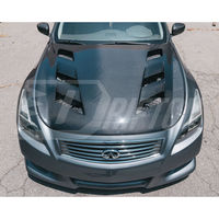 Capó de Motor de Fibra de Carbono Estilo AM para INFINITI G37 Coupé 2008-2015