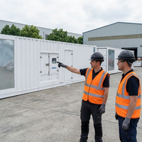 Générateur diesel FG Wilson 1200 kW 600 V certifié ISO9001 CE, type super silencieux, avec enclos insonorisé et protection thermique