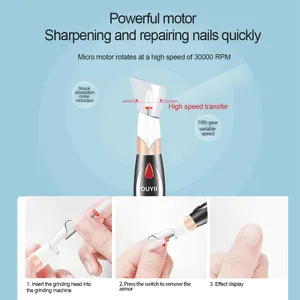 2023 New Portable Home-use Beauty Manicure Nail Art Tool Electric 30000Rpm Mini Nail Portable Nails Salon Profession Products