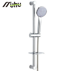 Kit <span class=keywords><strong>de</strong></span> <span class=keywords><strong>douche</strong></span> mural tout-en-un avec barre <span class=keywords><strong>de</strong></span> <span class=keywords><strong>douche</strong></span> courte, haute pression, économie d'eau, avec douchette réglable et tuyau - Product Image 2