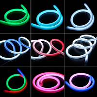 Bande lumineuse led en silicone, ruban en néon, flexible, pour décoration, 6mm, 8mm, 120 diodes/m, vente en gros, 12v