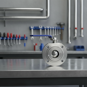 Wenzhou Usine Personnalisé En Acier Inoxydable 304 316 304L 316L DIN PN16 DN15 Manuel Italien Type Wafer Ball Valve - Product Image 2