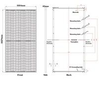 Panneaux solaires HJT PERC N-Type 580W à haute efficacité, très demandés, pour les systèmes de stockage d'énergie domestique