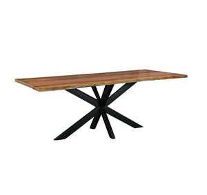 Table basse de style ferme rustique en bois massif offrant une surface durable et une finition charmante idéale pour une pièce confortable - Product Image 5