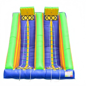 Échelles gonflables interactives de <span class=keywords><strong>Jacob</strong></span> Location de jeux de carnaval Échelle de Jacobs gonflable à double corde d'escalade - Product Image 1