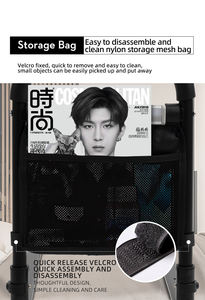 MSMT New Arrival Queen-Size-Bett Seitens chienen für ältere Erwachsene Sicherheit mit Aufbewahrung tasche Verstellbare Bett unterstützung schienen für Senioren - Product Image 4