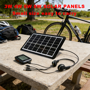 Hot Sale 3W 6W Portable Solar Power Bank Fast Charging Mini IP65 Rating Solar Panels for Garden Emergency <b>Lighting</b> System - Product Image 3