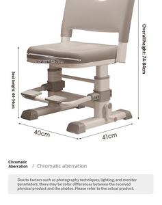 Chaise d'étude réglable à manivelle pour enfants et étudiants, idéale pour l'école à domicile - Product Image 3