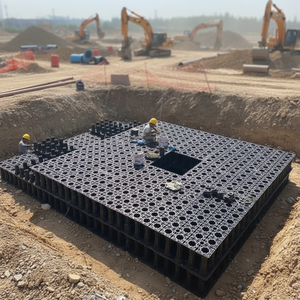 Módulo de Recolección de Agua de Lluvia de PP con 95% de Relación de Vacío, Tanque de Retención de PP Bajo la Entrada de Vehículos, para Peatones, Campos de Golf - Product Image 1