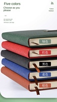 Set de Regalo de Cuaderno Encuadernado con Hilo A4/A5/A6 con Carga Inalámbrica, Diario de Negocios de Cuero PU, Bolígrafo, Artículos de Lujo para Promoción Corporativa y de Oficina