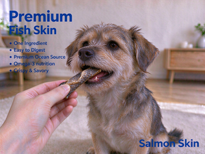 Golosinas para Perros con Alto Contenido de Proteínas, Marca Privada OEM ODM, Retazos de Piel de Salmón, Golosinas para Limpiar los Dientes para Perros de Todas las Razas y Tamaños - Product Image 2
