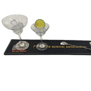 Branded Silicone PVC Pub Mat Rubber Bar Runner <b>Beer</b> Spill Pad Rail Mat Drip Tray Non Slip Service Mat <b>Table</b> Coaster Placemat Pad - Product Image 6