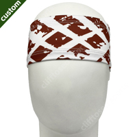 Bandeau de sport élastique en élasthanne pour fans de football, absorbant la transpiration, pour la gym et le CrossFit, personnalisable par le fabricant