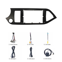 Estéreo para Auto para KIA Picanto, Pantalla Táctil de 9 Pulgadas, Radio con Sistema Android, Reproductor Multimedia, Bluetooth, Reproductor de DVD para Auto con Mapa de Google