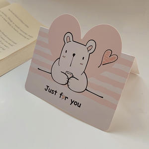 Cartes d'anniversaire pour enfants en carton, impression quadricolore, style Ins, vente en gros, cadeaux pour la fête des mères, la Saint-Valentin, <span class=keywords><strong>les</strong></span> fêtes - Product Image 6