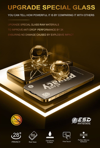 Nouveau protecteur d'écran de confidentialité pour iPhone 17, verre trempé anti-espion ESD pour iPhone 17, 16 Pro Max, 17 <span class=keywords><strong>Air</strong></span> - Product Image 4