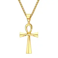 Coptic религиозный крест египетское ожерелье Анкх