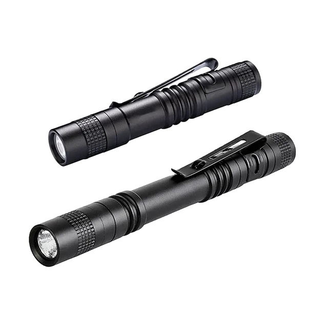 TAIKOO LED Pen Flashlight Mini Torches Battery-Powered Handheld Small Tactical Pocket Torch High Lumens for Camping