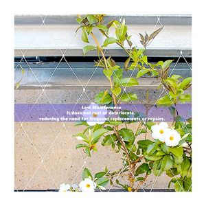 2.0mm 7x7 Construction tissée de filet de sécurité de câble métallique d'acier inoxydable avec l'ouverture hexagonale de 50mm pour la fenêtre/échafaudage - Product Image 2