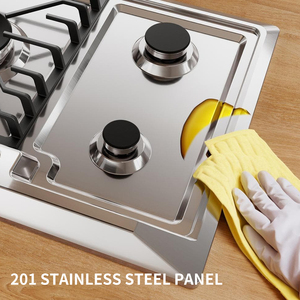 Cocina <span class=keywords><strong>de</strong></span> <span class=keywords><strong>Gas</strong></span> <span class=keywords><strong>Natural</strong></span> Independiente o Empotrable <span class=keywords><strong>de</strong></span> Acero Inoxidable KEON Personalizada <span class=keywords><strong>con</strong></span> 5 Quemadores y <span class=keywords><strong>Horno</strong></span> Eléctrico - Product Image 6