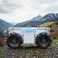 Chargement lourd télécommande électrique montagneux escalade transporteur ferme chariot Robot véhicule UGV