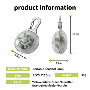 Collier lumineux pour animaux de compagnie, étanche, LED, en PVC, pendentif lumineux pour sorties nocturnes, pour chien et accessoire, utilisation toute saison - Product Image 4